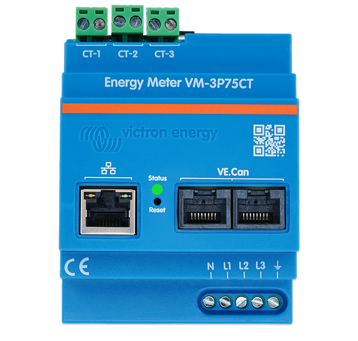 Μετρητές ενέργειας VM-3P75CT, VM-3P5A, ET112, ET340, EM24 Ethernet & EM540