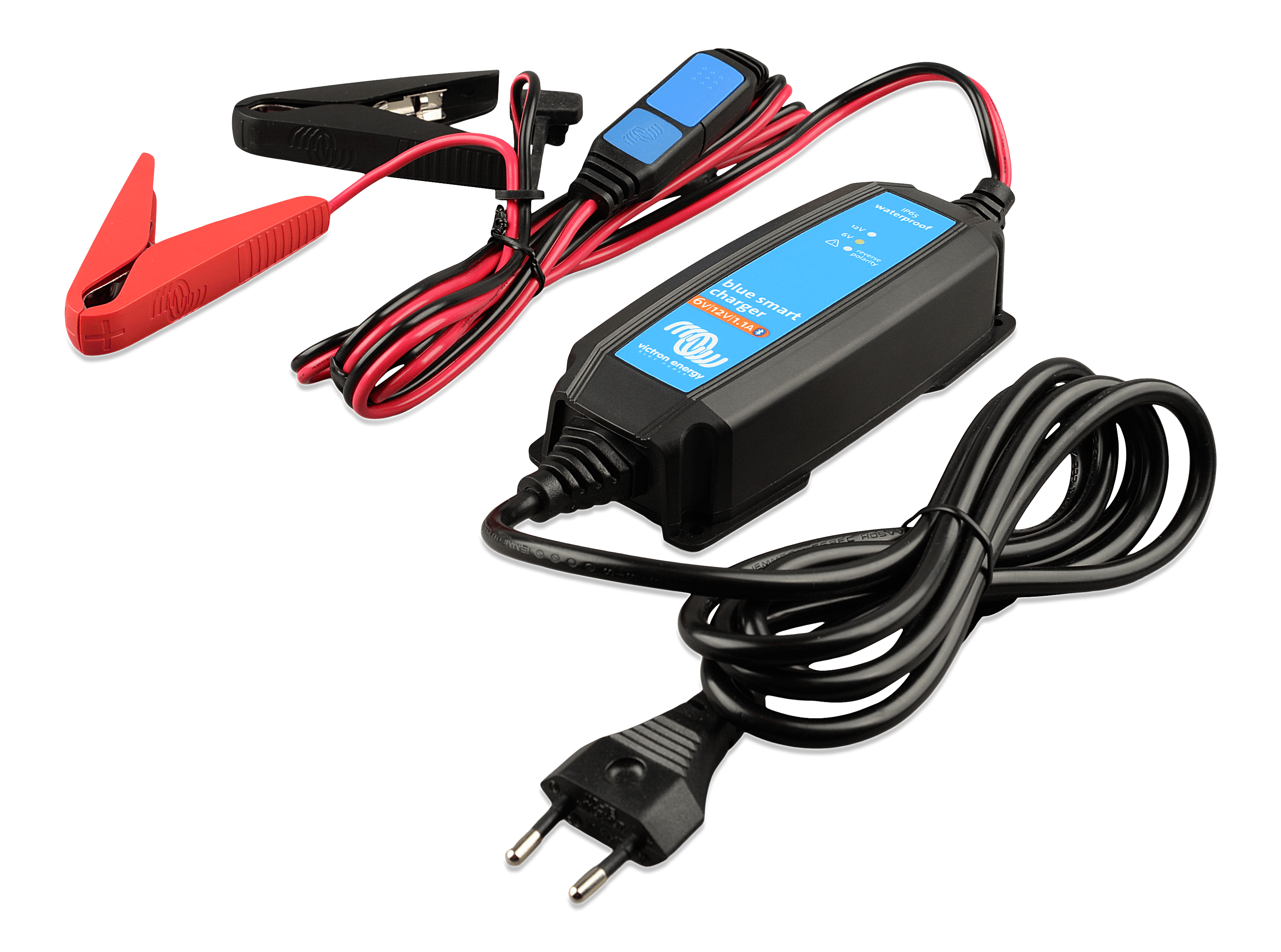 Blue Smart IP65 Charger 6V 12V 1.1 230V CEE 7/16 Retail (left) thumbnail