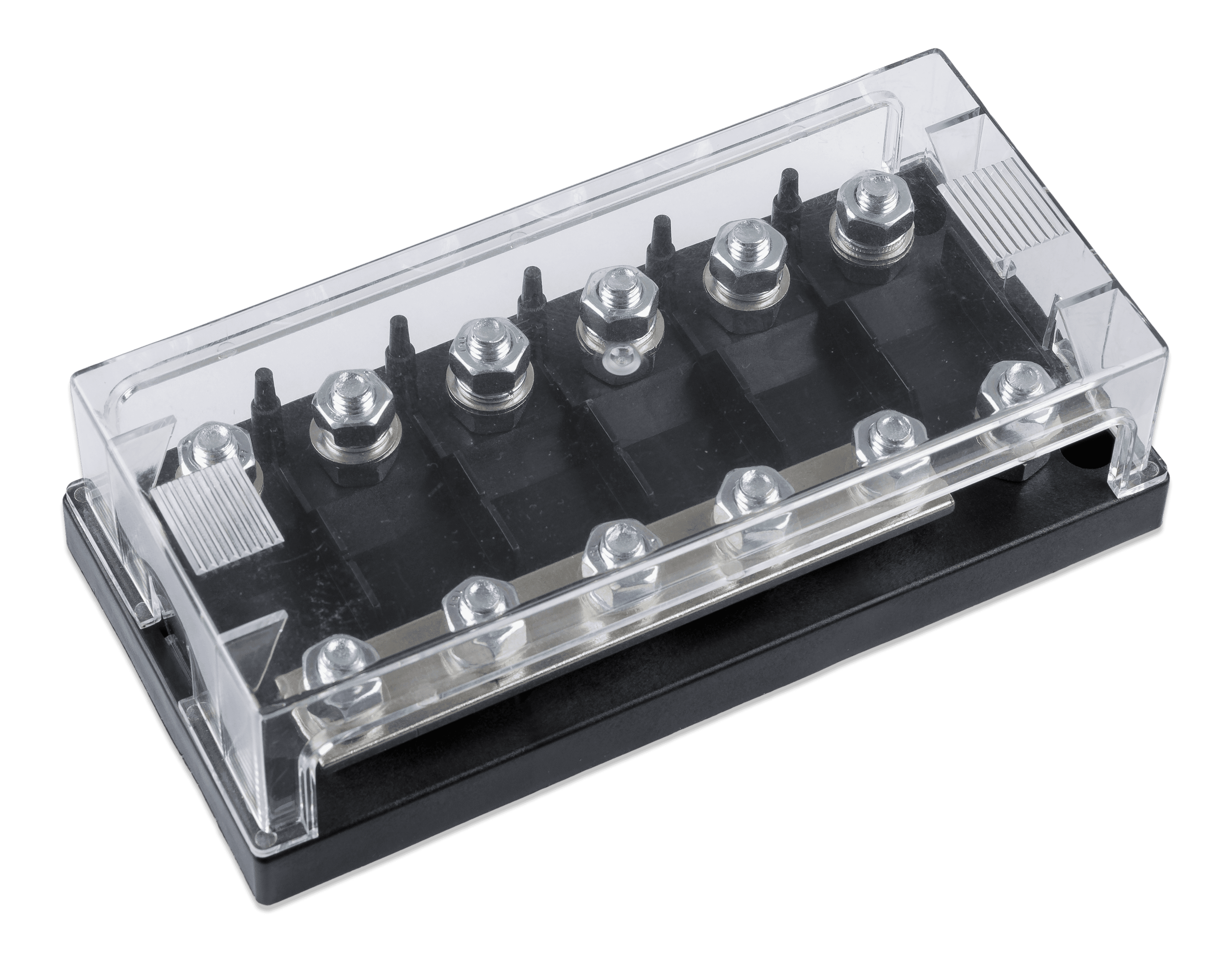 Fuse holder 6-way for MEGA-fuse (right-closed) thumbnail