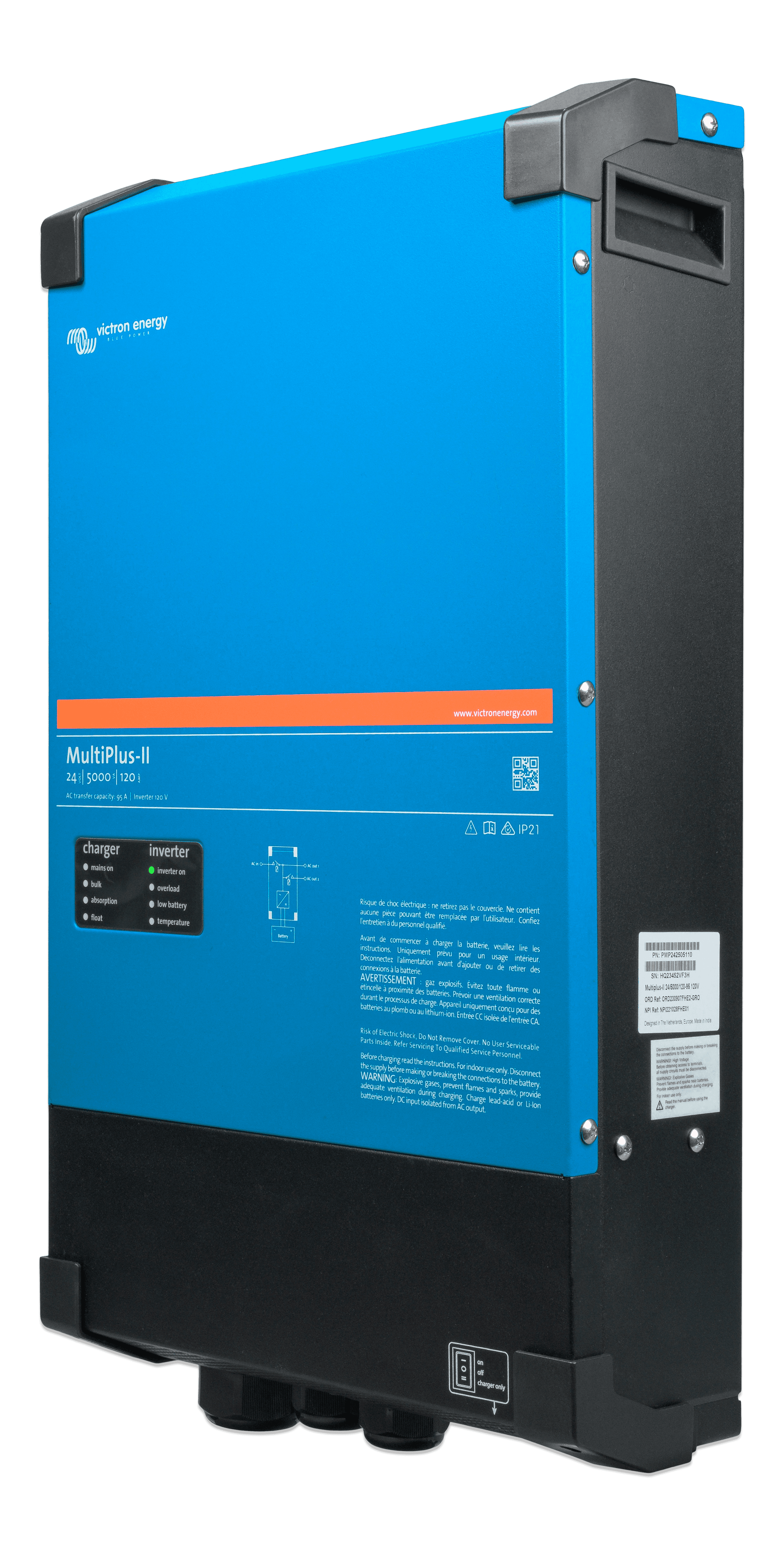 MultiPlus-II 24V 5kVA 120-95 120V (right)  thumbnail