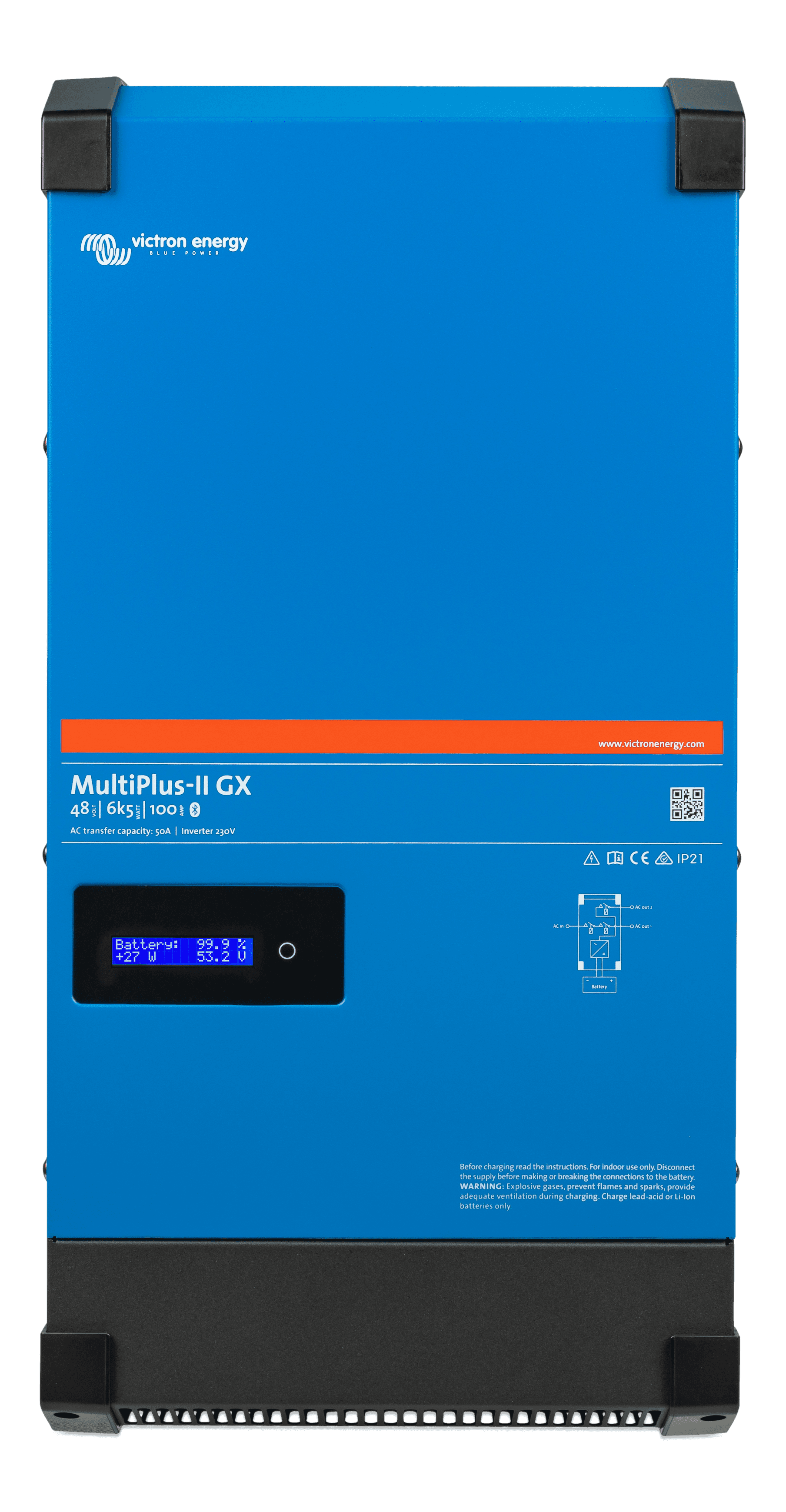 MultiPlus-II 48_6k5_100-50 230V GX-Front thumbnail