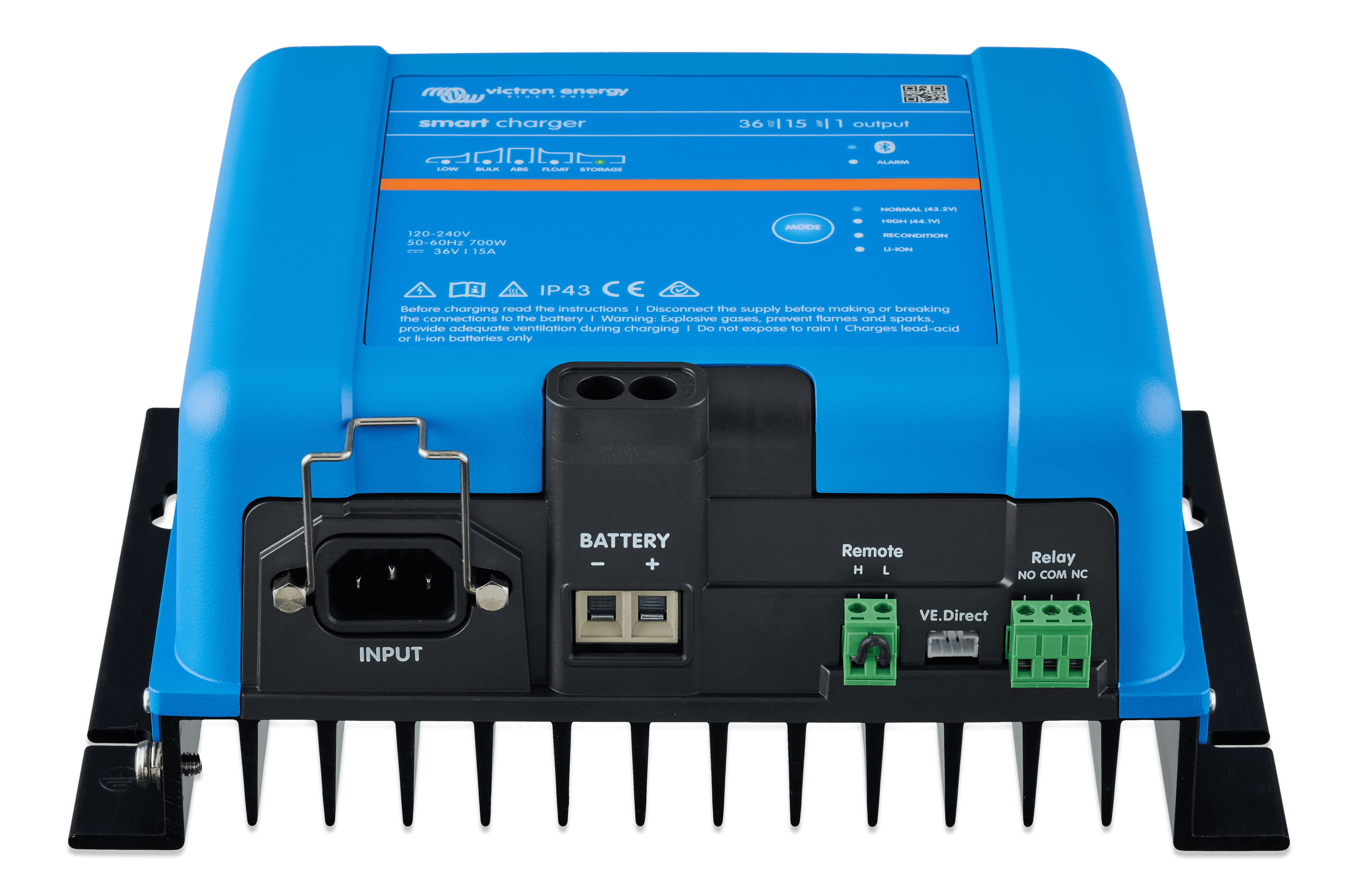 Smart IP43 Charger 36V 15A (1) 120-240V (front) thumbnail