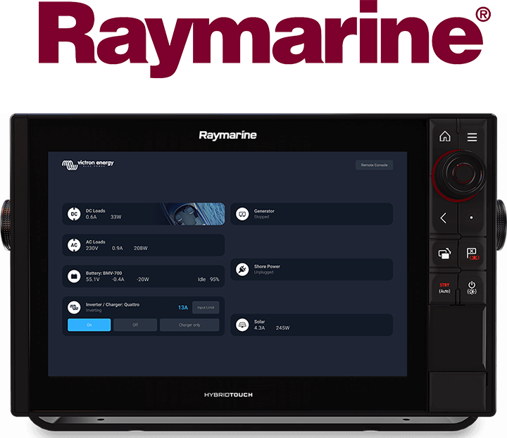 Ενσωμάτωση GX σε Ναυτική πολυλειτουργική οθόνη (MFD) - Raymarine